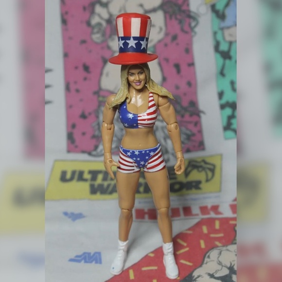 WWE Other - Jakks WWE Torrie Wilson Great American Bash USA Hat Loose Wrestling Figure WWF